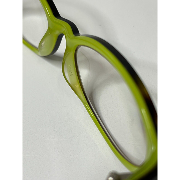 Kate Spade Kendall 0DV2 Brown Tortoise Green Oval Eyeglass Frame 49-16-130 - Picture 9 of 10